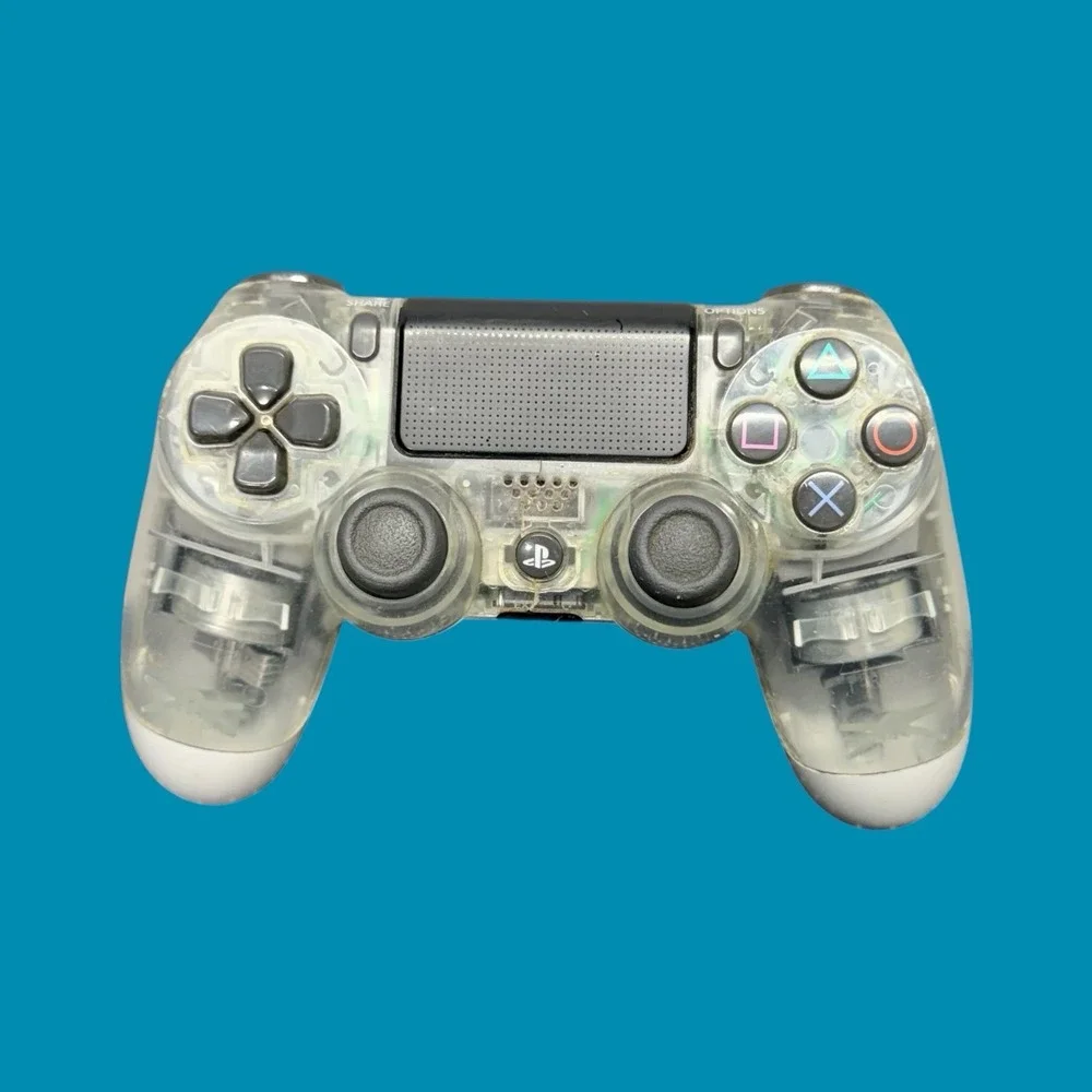 Sony PlayStation 4 DualShock 4 Wireless Controller Clear White Transparent